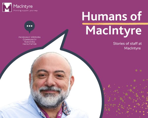 MeetMacIntyre's tweet photo. In the latest of our Humans of MacIntyre staff stories, we hear from Pasquale Verdura. We follow his journey from the NHS to our No Limits Education division, with some Italian cooking along the way!
https://t.co/2hxx0fXXE0
#HumansOfMacIntyre #SocialCareCareers #EducationCareers https://t.co/51pa7KrDH2