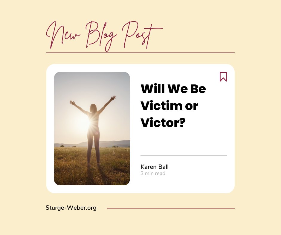 SturgeWeber's tweet photo. π NEW BLOG POST: Victim or Victor? 3-minute Read: https://t.co/HrhyLioufH
#SturgeWeberSyndrome #SWFUnited #SWFWarrior #SturgeWeberFoundation #PortWineStain #Birthmarks #Seizures #PortWineBirthmark #RareDisease https://t.co/61WPtpFJNA