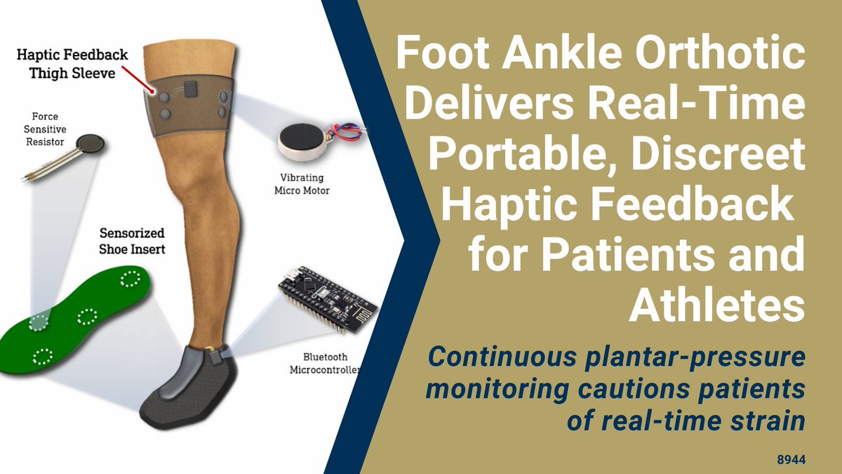 Georgia Tech Office of Technology Licensing (@gatechotl) on Twitter photo #AvailableForLicense: #Orthotic can improve recovery for 2 million foot-ankle injuries/yr, support many athletes (tennis, football, basketball) in injury prevention & help diabetics minimize footwear-induced pressure wounds. #Sportsinjury <a href="/MEGeorgiaTech/">Georgia Tech ME</a> ow.ly/ErQY50OWeHU #AvailableForLicense: #Orthotic can improve recovery for 2 million foot-ankle injuries/yr, support many athletes (tennis, football, basketball) in injury prevention & help diabetics minimize footwear-induced pressure wounds. #Sportsinjury <a href="/MEGeorgiaTech/">Georgia Tech ME</a> ow.ly/ErQY50OWeHU