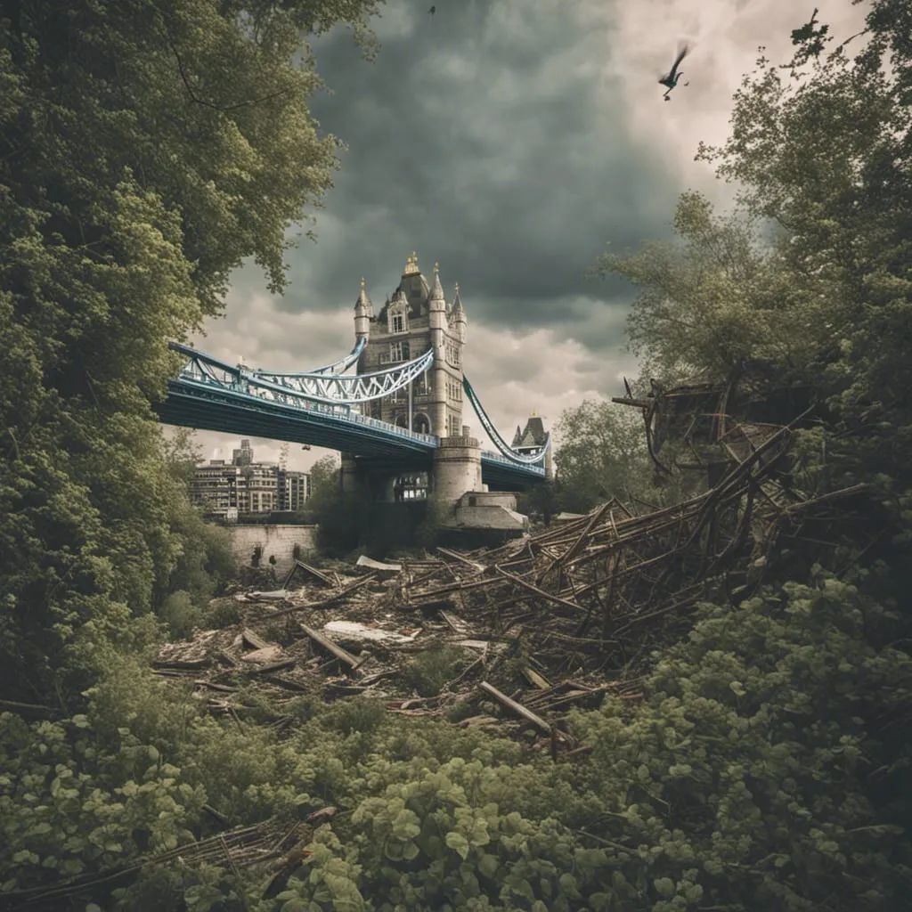 AgedBeyondDecay's tweet photo. End of Days: London - Tower Bridge 1 - https://t.co/gy82Wf2yDT
#postApocolyptic # destruction #london #towerBridge
@NightCafeStudio #AIGeneratedArt #ArtByAI #AIArt #ArtificialIntelligenceArt #GenerativeArt #MachineLearningArt #DataDrivenArt https://t.co/RWTJHH7EvV