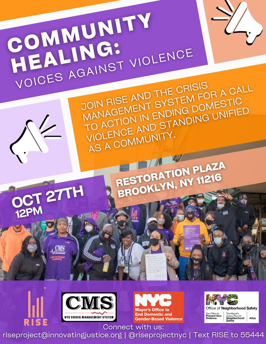 It's not just a rally; it's a movement. Join us today at Restoration Plaza to raise awareness about domestic violence and make a real impact in our community. Your commitment counts. 💜🌟 #StandTogether #CommunityChange