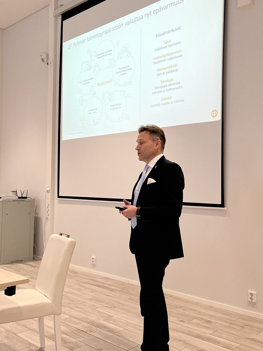 Talouden näkymät OP Kemin Seutu 100 v <a href="/ritakti/">Timo Ritakallio</a>