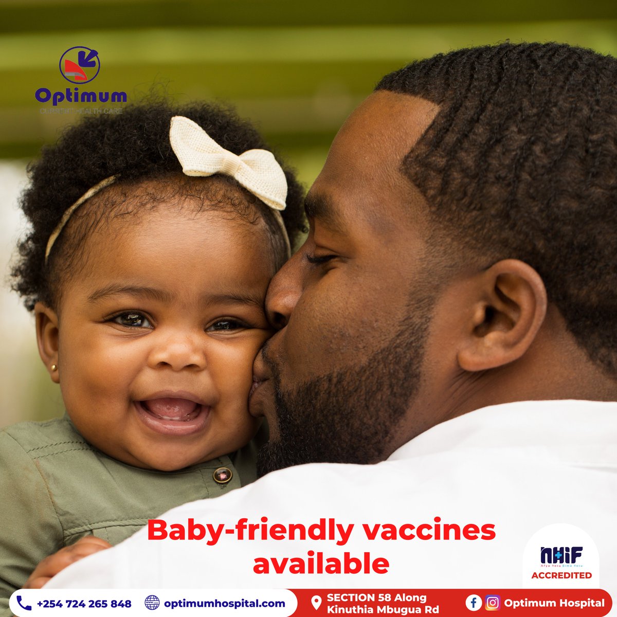 optimum_chc's tweet photo. The greatest fear for a mom is taking her child to a clinic halafu vaccines zenye atadungiwa zikuwe na side effects.
But at Optimum Hospital, we have baby-friendly vaccines, and we guarantee it will not have any side effects on your baby. 📷📷
#babyfriendlyvaccines #immunization https://t.co/j2CHqc6IUu