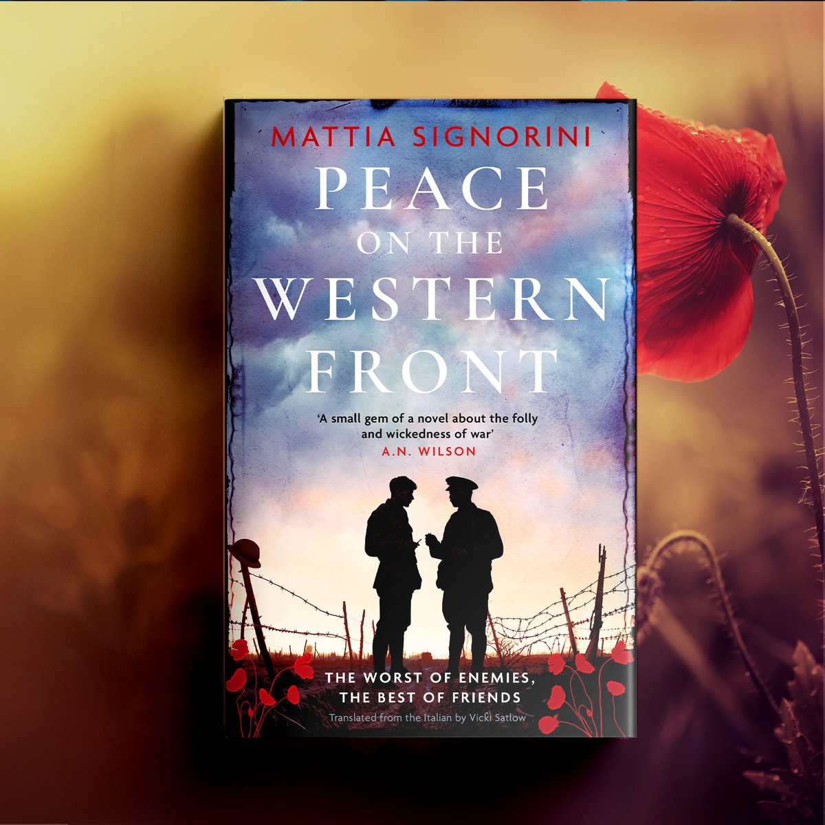 ZaffreBooks's tweet photo. Peace on the Western Front by Mattia Signorini is coming soon!🌹

This uplifting, wartime novel is based on an incredible true story of friendship, love and compassion - the perfect read in the lead up to Christmas.

Pre-order now: https://t.co/GYAkiuC82F https://t.co/CAu2hDHLRL