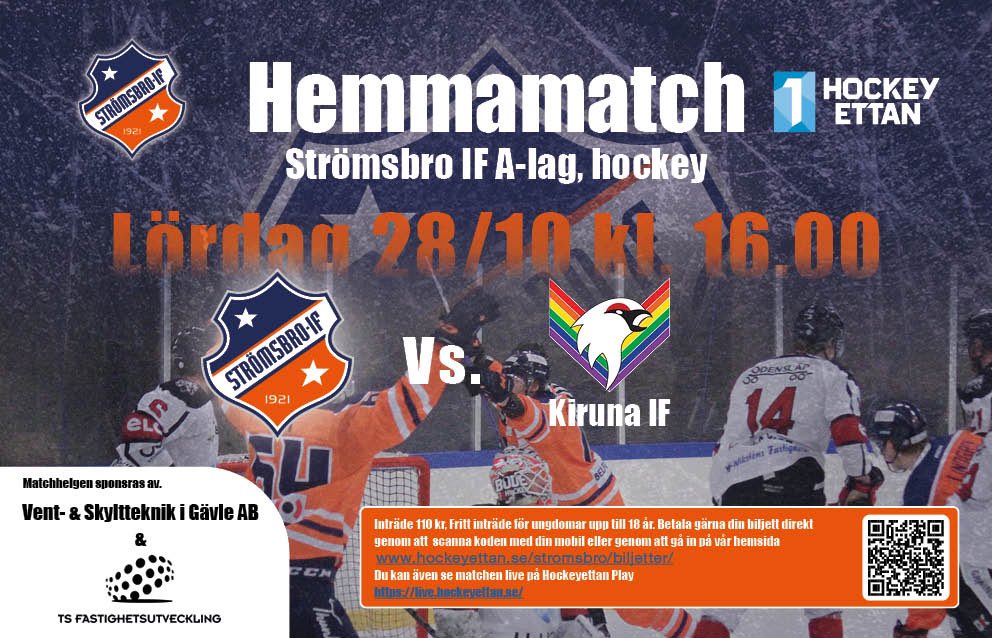 I helgen väntar två hemmamatcher på Testebo och vi börjar med att välkomna Kiruna IF imorgon med nedsläpp 16.00! 

🎟️ Biljetter köper ni via vår Rallarboshop: 
rallarboshoppen.se/biljetter/
#rallarbo #uppochnicka