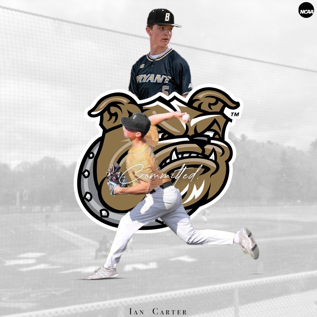 I am very excited to announce my commitment to play Division 1 baseball and further my education at Bryant University.