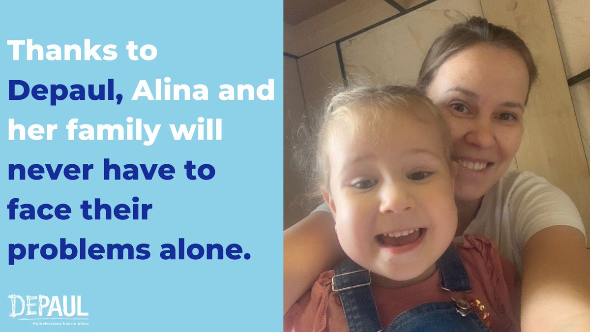 Depaulintl's tweet photo. 📍#Ukraine

After evacuating from #Kherson, Alina and her daughter moved into Depaul's hostel in #Odesa.   

Through Depaul, Alina receives support from a case manager and financial aid. This support gives Alina has the security she needs to set up her family’s new life in Odesa. https://t.co/tilwahtHO6