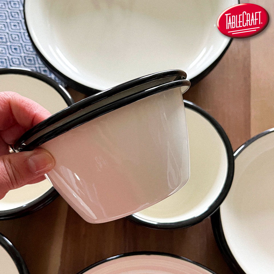 tablecraft_fs's tweet image. Have you meant the entire Enamelware Collection? It&apos;s a popular group thanks to its vintage vibes and rustic flair. Plus, the pieces are dishwasher-safe and outdoor-ready. We created a handy-dandy roundup of the collection here: ow.ly/I3oC50Q17Ae

#EnamelwareCollection