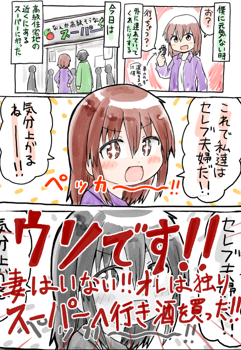 セレブ夫婦日記漫画 