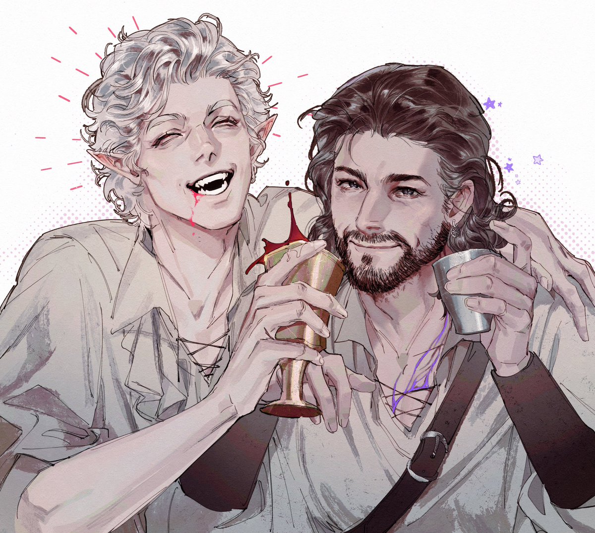 elizafox_art's tweet photo. 🥂Astarion &amp; Gale #BaldursGate3 https://t.co/LrReRls3r4