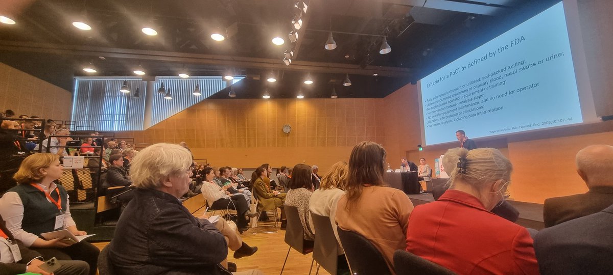 John McDermott (@john_h_mcd) on Twitter photo The afternoon session at #ESPT23 is underway with <a href="/GeneticBill/">Bill Newman</a> speaking about the use of point of care systems in pharmacogenetics - discussing our experience of the <a href="/PALOH_Study/">The PALOH Trial</a> with <a href="/genedriveplc/">genedrive plc</a>. The afternoon session at #ESPT23 is underway with <a href="/GeneticBill/">Bill Newman</a> speaking about the use of point of care systems in pharmacogenetics - discussing our experience of the <a href="/PALOH_Study/">The PALOH Trial</a> with <a href="/genedriveplc/">genedrive plc</a>.