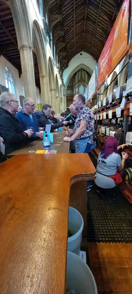 BoudiccaBrewing's tweet photo. It's Friday already @NorwichBeerFest 
#GoldenTorc and #OneForTheWoad are both available currently in #Blackfriars.
Other pics are St Andrew's Hall. https://t.co/6xCN1XwYjh