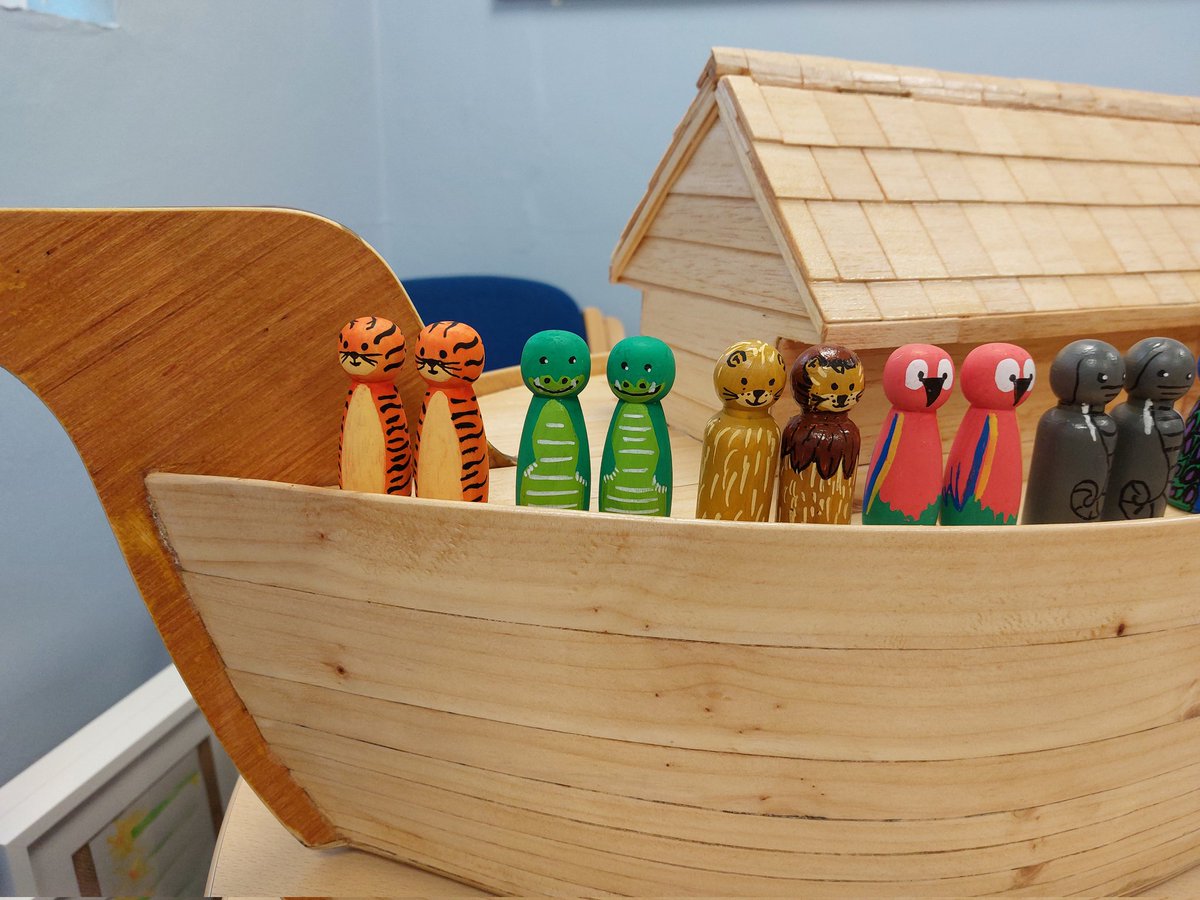 josephworkersch's tweet photo. A huge thank you to Mr Perry for creating this stunning ark for our Early Years classes to teach the story of Noah. We cannot wait to show the children. https://t.co/rcWbcz4lMM