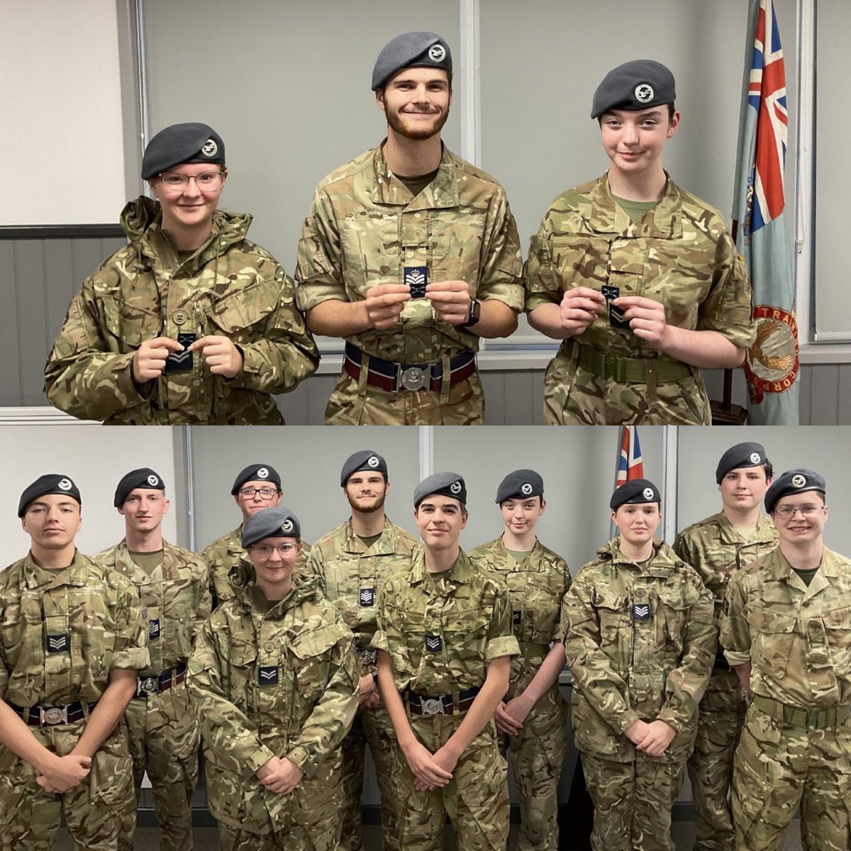 The last few weeks have been busy for the Wing Radio Team with multiple courses.

A Silver Advanced Voice Procedures (AVP) Course to teach Cadets how to set up &amp; control a radio network. All 9 Cadets were successful with 3 of them gaining the full Silver Radio Award.