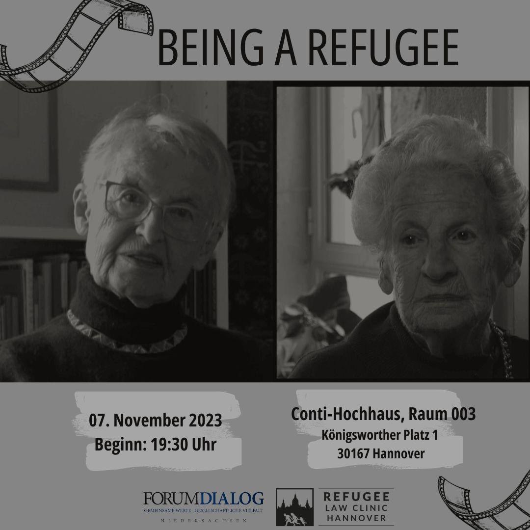 ForumDialogNI's tweet photo. Gemeinsam mit dem Refugee Law Clinic Hannover werden wir gemeinsam den Film: Being a Refugee schauen und gemeinsam über Vertreibung, Flucht und interkulturelle Verständigung sprechen. Noch gibt es freie Plätze. Anmeldung: niedersachsen@forumdialog.org
#Film #Flucht #Refugee https://t.co/iB8hzXRAVm