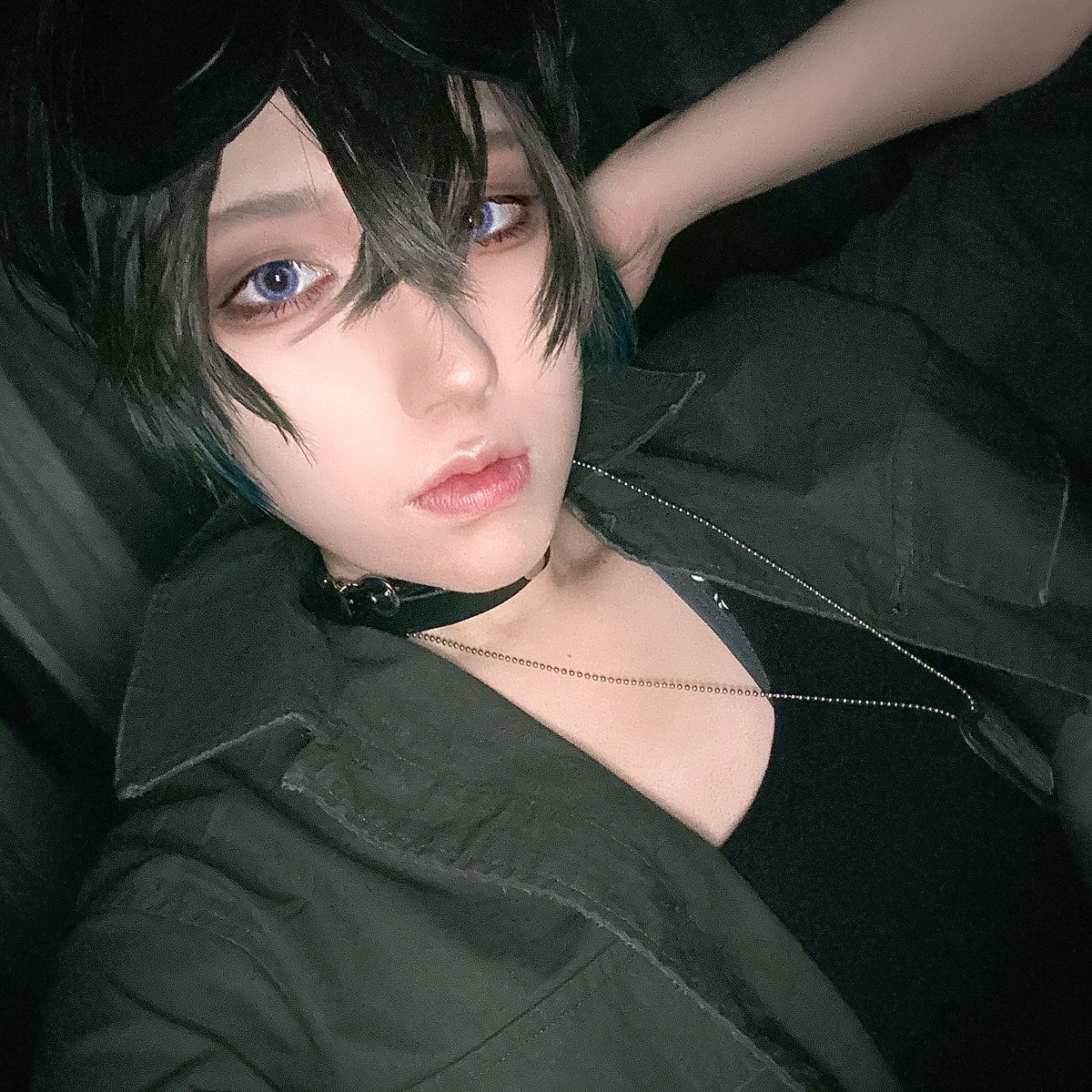 mllpoh's tweet photo. わーーーーーーーーーーーーい‼️‼️‼️‼️辰砂が大好き過ぎて同じ髪型にしちゃった...❣️❣️❣️❣️❣️せっかくだからってバウンドみたいに家にあったやつかき集めて着たりメイクも似せてみたりした...❣️❣️❣️夏くらいから言ってたから念願〜‼️‼️‼️‼️ https://t.co/jXJHmtSqEn