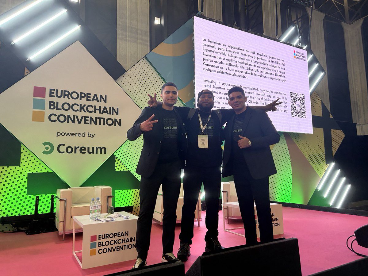 It's a wrap for #EBC9 

The team solidified Coreum's presence as a leading innovator in the space delivering powerful insights on stage and forging impactful connections.

Full recap and videos from the #Coreum presentations coming soon.