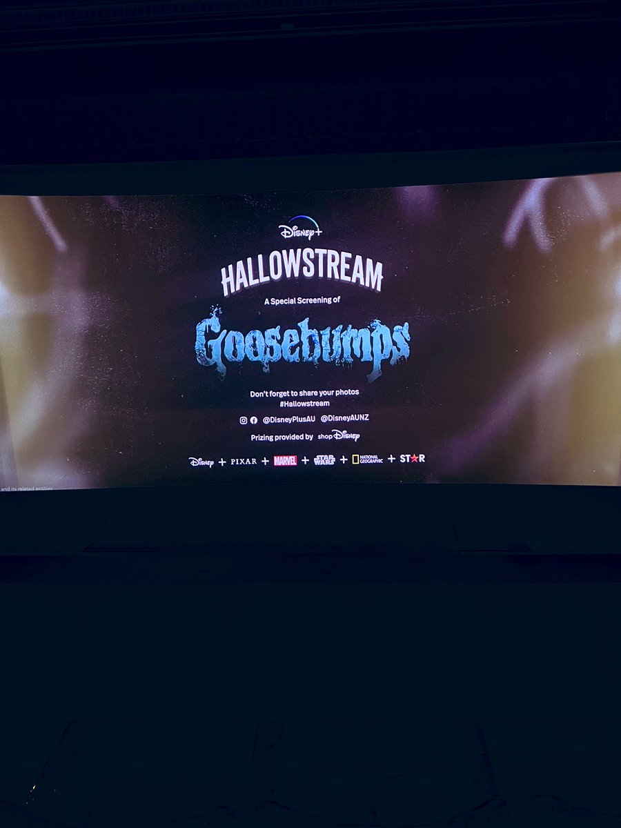 seriesofblursx's tweet photo. Thanks so much @DisneyPlusAUS @DisneyAUNZ for inviting me to the #Hallostream event! Right in my element amongst the spooks and I got to check out the highly anticipated Goosebumps. Was so stoked to see Justin Long and the incorporation of “say cheese and die” in the first ep! https://t.co/hO8jsf715P