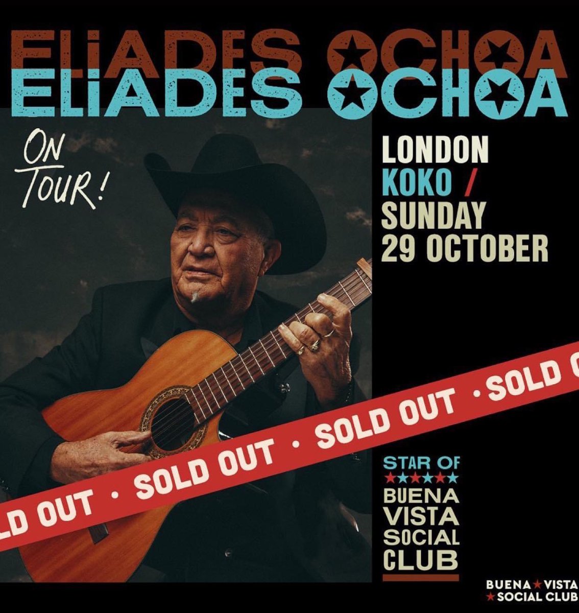 WorldCircuitRecords (@worldcircuit) on Twitter photo Tune in to <a href="/BBC6Music/">BBC Radio 6 Music</a> this Sunday 29th October; <a href="/BuenaVistaSC/">Buena Vista Social Club</a>'s very own <a href="/EliadesOchoa/">Eliades Ochoa</a> joins <a href="/cerysmatthews/">Cerys Matthews</a> ahead of his sold out show at <a href="/KOKOLondon/">KOKO Culture</a> that evening. Tune in to <a href="/BBC6Music/">BBC Radio 6 Music</a> this Sunday 29th October; <a href="/BuenaVistaSC/">Buena Vista Social Club</a>'s very own <a href="/EliadesOchoa/">Eliades Ochoa</a> joins <a href="/cerysmatthews/">Cerys Matthews</a> ahead of his sold out show at <a href="/KOKOLondon/">KOKO Culture</a> that evening.