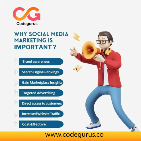 codegurusonline's tweet image. Why Digital Marketing is Important?
- Brand Awareness
- Search Engine Ranking
- Gain Marketplace Insights
- Targeted Advertising
- Direct Access to customers
- Increased website traffic
- Cost Effective
#socialmediamarketing #digitalmarketingagency #branddesign #seo