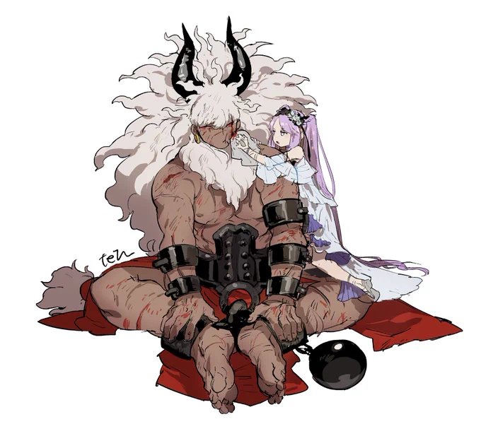 アステリオスとエウリュアレ…最高!#FGO 