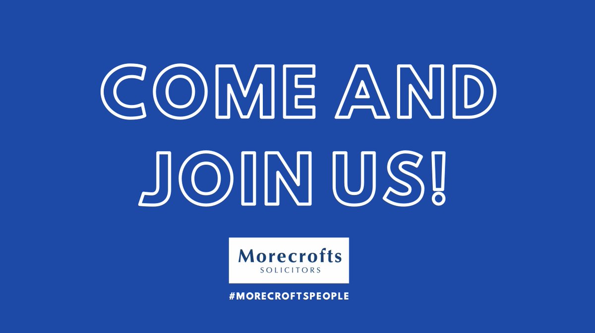 Morecrofts's tweet photo. Come and join us! 

We're looking for a Solicitor/Legal Executive to join our Private Client team and a Paralegal/Trainee Legal Executive for our #DomesticAbuse team. 

If that's you, find out more and apply here ⬇️
https://t.co/qYCvaVA6db

#LegalCareers #MorecroftsPeople https://t.co/8kDxBiKNLl