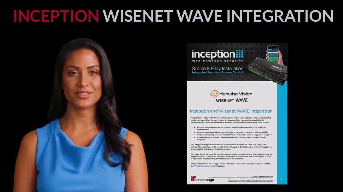 This week we're looking at Inception and Wisenet Wave. Watch this video to find out more about this integration and to see examples of what it can do.

 buff.ly/498EssO 

#Inception #WisenetWave #AccessControl