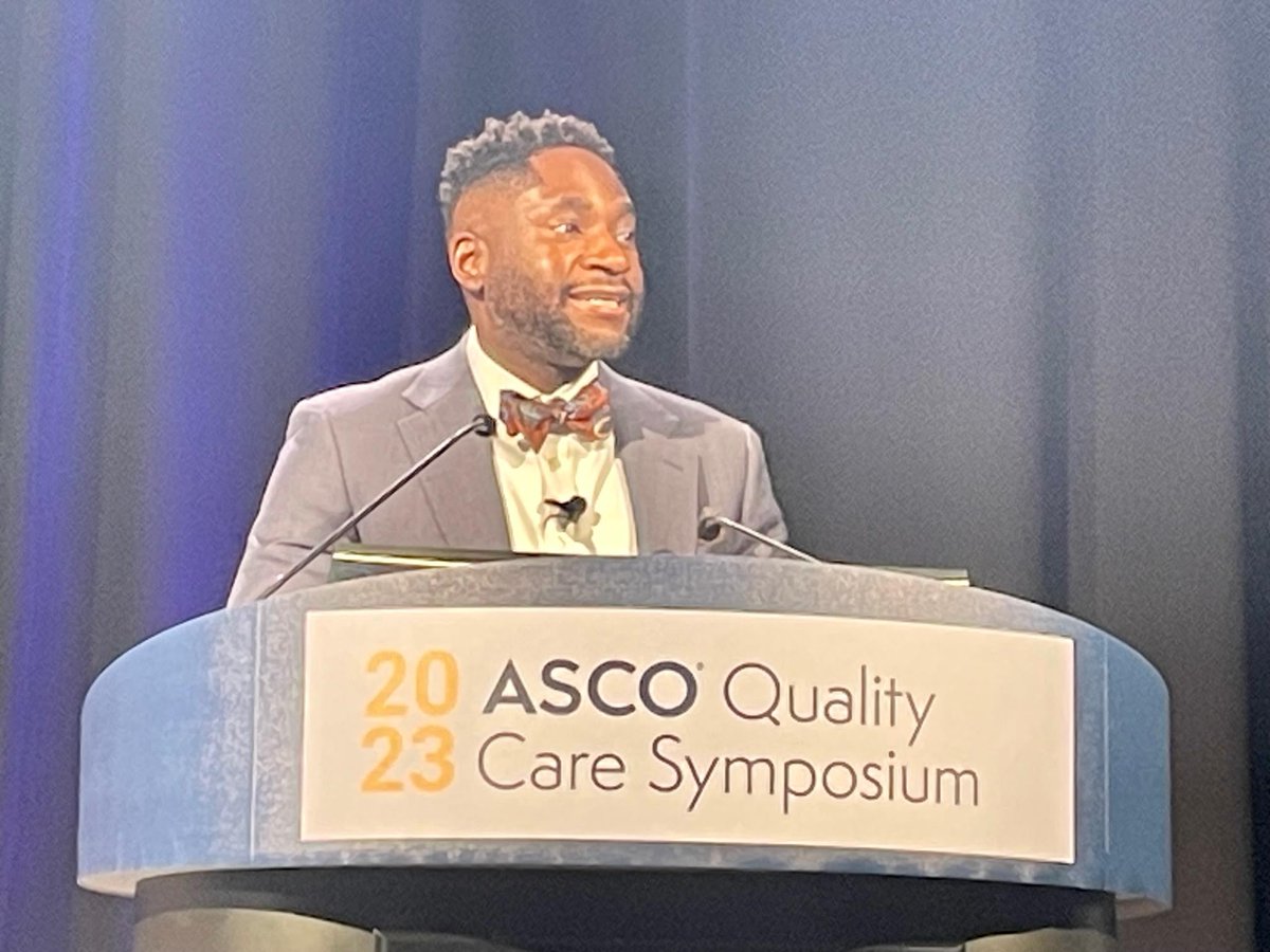 @ASCO @stage4kelly @ErinEKent @BThomPhD @UREssien @guptaarjun90 @QasimHussainiMD @DukeCancer Dr @UREssien on 'Affordability Barriers to Equitable Delivery of Novel Cancer Treatments' 1⃣There is a known racial wealth gap 2⃣There are known racial dispartities 3⃣There are cost related disparities 4⃣Costs WIDEN the gap in equitable care #Pharmacoequity 💊 #ASCOQLTY23