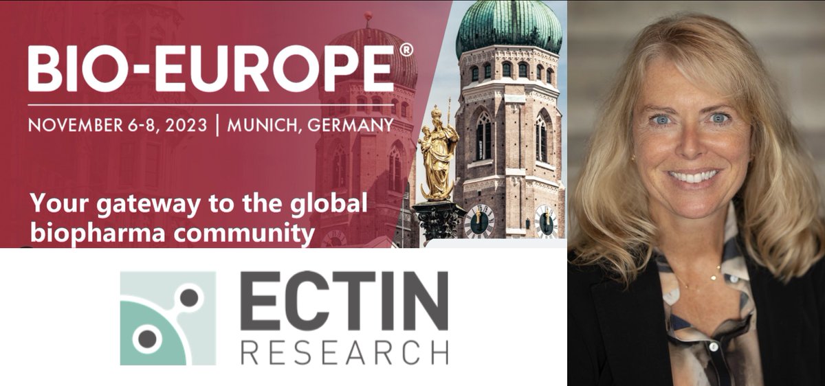 EctinAb's tweet photo. Meet CEO Anna Sjöblom-Hallén at #bioeurope2023 and get the latest data on MFA-370, our ground breaking repurposed combination therapy aiming to be an easy-to-administer oral tablet to eradicate cancer tumors. https://t.co/OhtklCvl1b #finanstwitter https://t.co/yf6TEhcsko