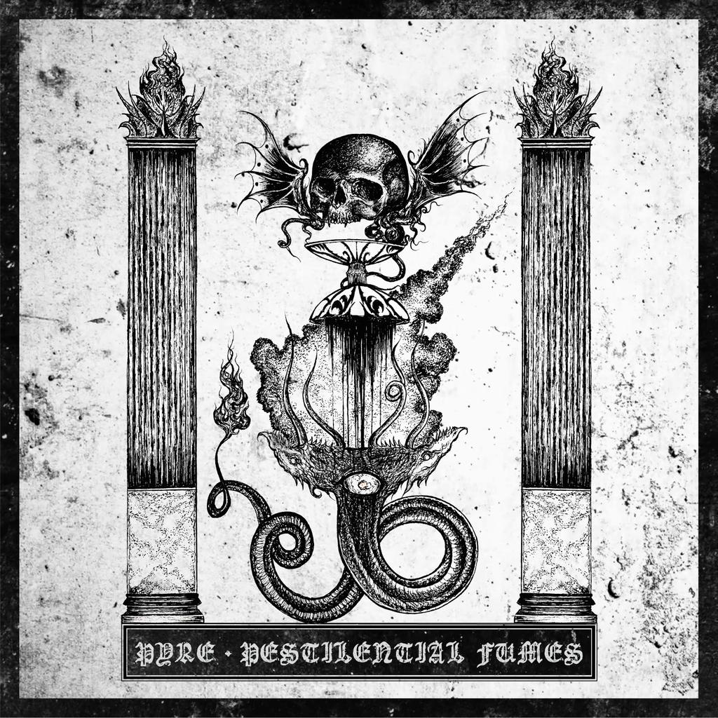 Pyreofdeath's tweet image. At the final stage of composing the new album, it was decided to record and release one new song as a demo single.
Pestilential Fumes will be included in our third full-length album, which we plan to start recording in early 2024. 
You can listen to it now
pyredeathmetal.bandcamp.com/track/pestilen…