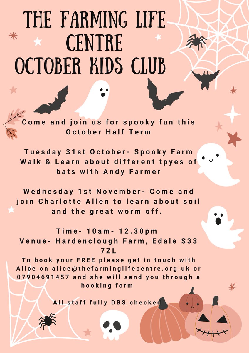 There is still time to book.  We are offering free sessions at Hardenclough Farm in Edale.  
Email alice@thefarminglifecentre.org.uk
#free #edale #rural #farmwalkforkids #bats