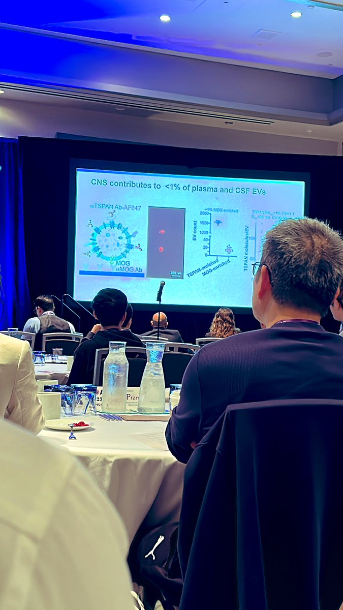 Tijana Jovanovic-Talisman  @CityofHope
Discussed single #extracellularvesicles
imaging approaches to high resolution identification of tissue-specific EVs 
#AAEV2023 @AAEV_org  #