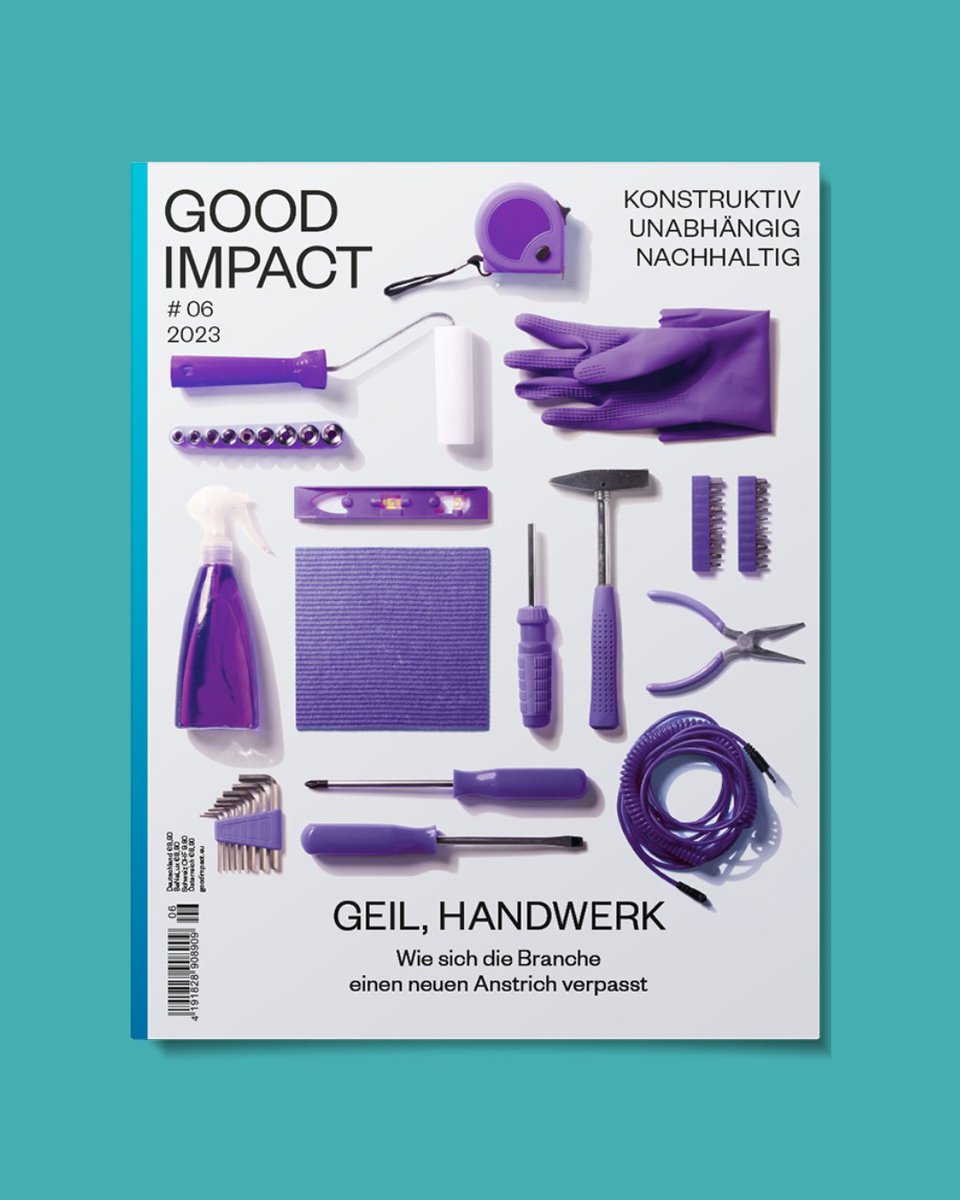 Unsere neue Ausgabe ist da: „Geil, Handwerk. Wie sich die Branche einen neuen Anstrich verpasst“

abo.goodimpact.eu/pages/good-imp…

#handwerk #faCHKRAEFTEMANGEL