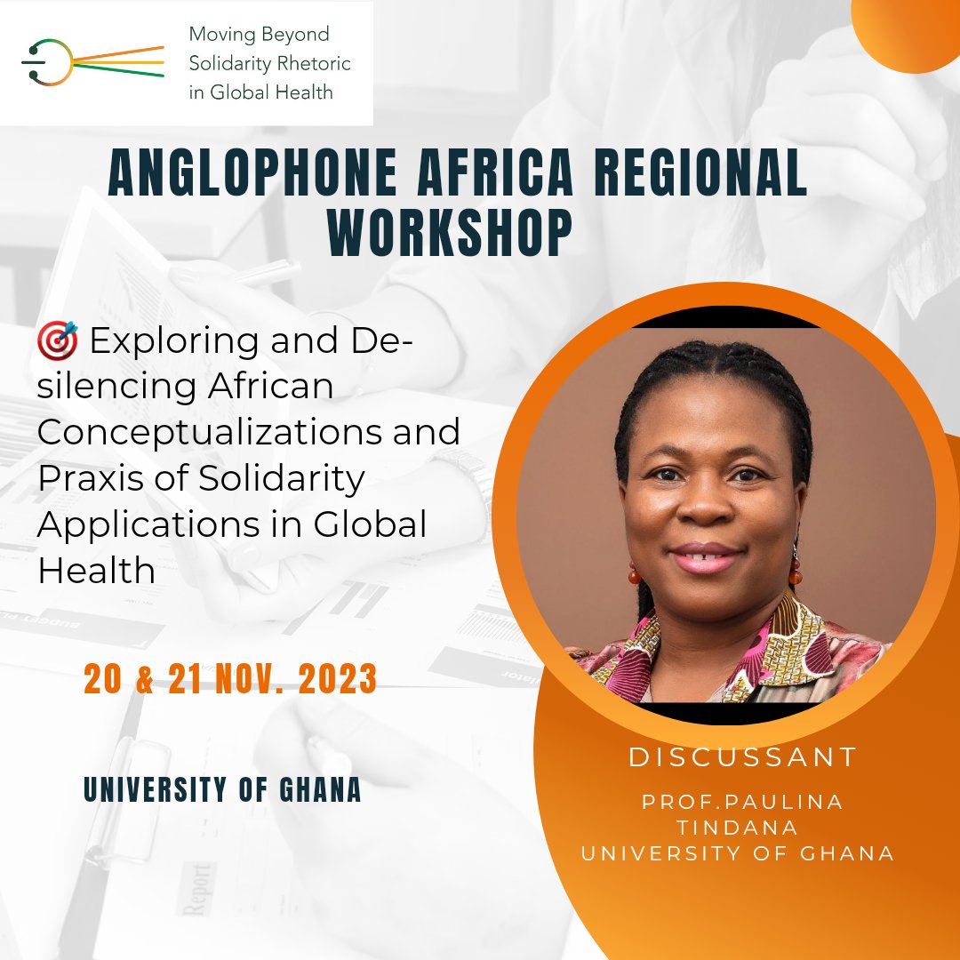 Looking forward to interesting discussions at our first regional workshop which will focus on #AnglophoneAfrica #conceptualisations of #Solidarity #ghsn @BPrainsack @gaby_arguedas @PracBioethics @hastingscenter @UnivofGh @atuire @wellcometrust