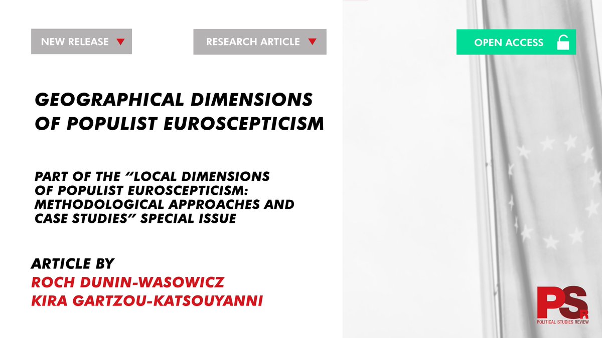 🔻New release 🔻 The authors 'have argued that a research approach focusing on place also has the potential to help address a range of puzzles about variation in the appeal of populist Euroscepticism in #CEE.' 👉More: tiny.cc/utxcvz @RochDW @populismPSA @PolStudiesAssoc