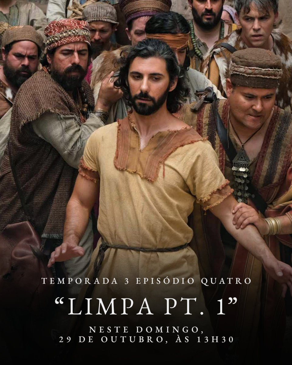 Esteja conosco AMANHÃ (29), para a estreia ao vivo, dos Episódios 3 &amp; 4 da Temporada 3 em Português, às 13h30 em nosso canal Youtube.com/@thechosentvbr.
A transmissão estará disponível por 24h, e após isso você poderá assistir gratuitamente no app "The Chosen".

#TheChosenBrasil