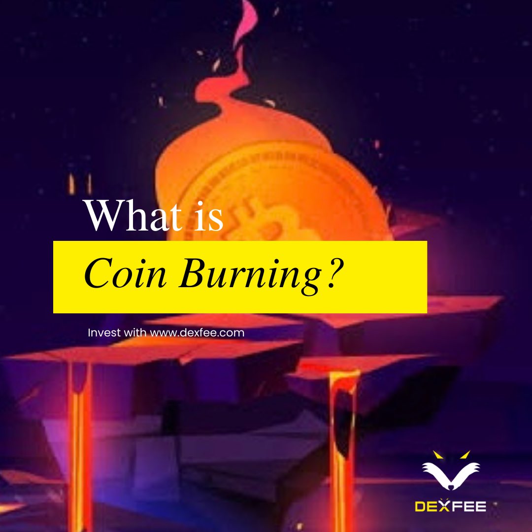 Dexfee_official's tweet photo. Coin burning is a process in the world of cryptocurrencies where a certain number of tokens or coins are intentionally and permanently removed from circulation.
#DexFee #DEXO #cryptocurrency #crypto #cryptocurrencies #cryptonews #cryptotrading #cryptocurrencynews #coinburning https://t.co/FdovBDh6rR