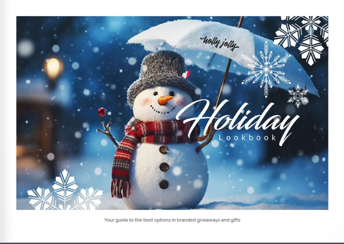 Our holiday look book is full of selling ideas, product information and seasonal graphics you can use on your socials. Want it customized with your logo so you can send it out to your customers? No problem, just head to our website for a link!

peerlessumbrella.com/holiday-lookbo…