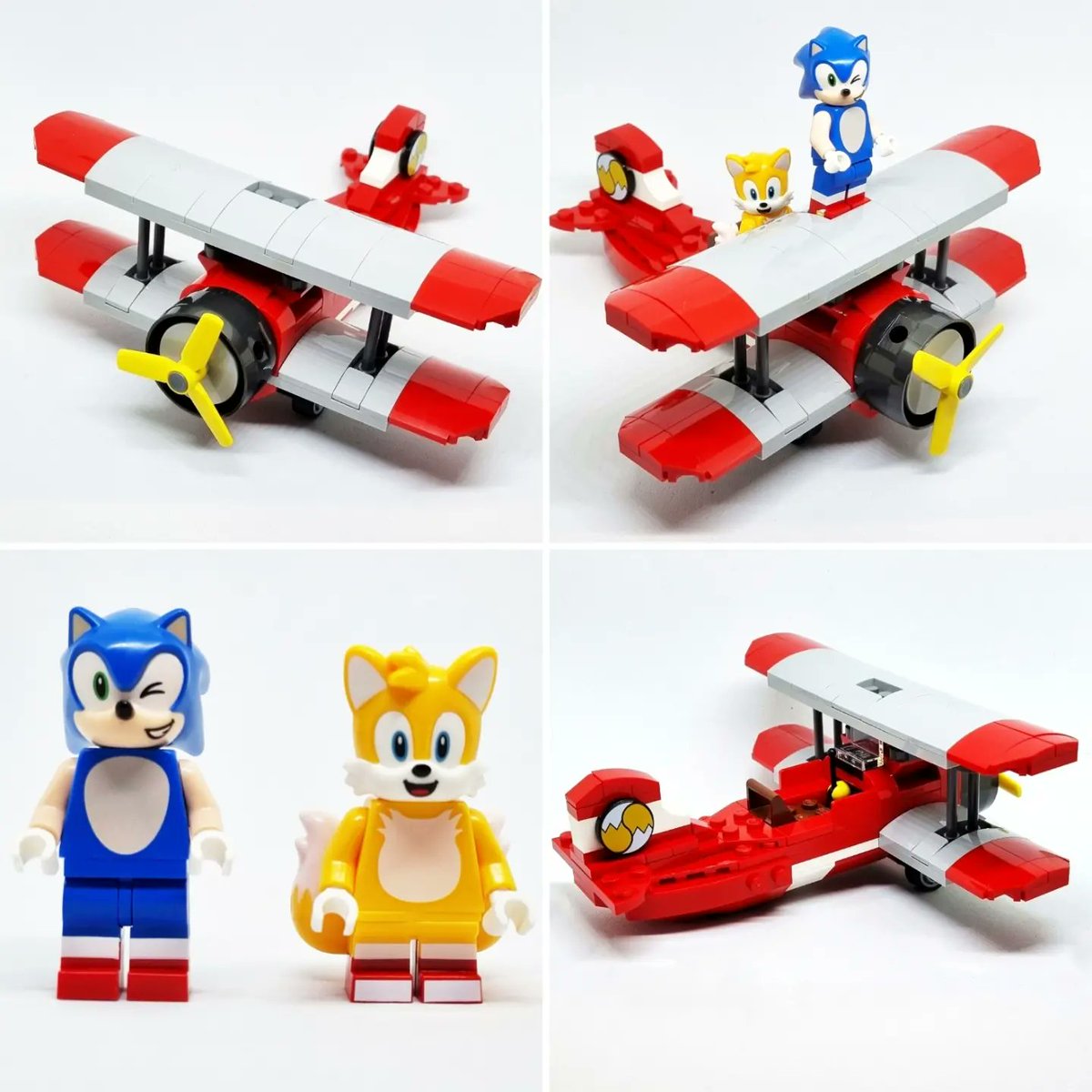 RedmarkBricks's tweet image. The Tornado with Sonic and Tails.

#SonicTheHedgehog