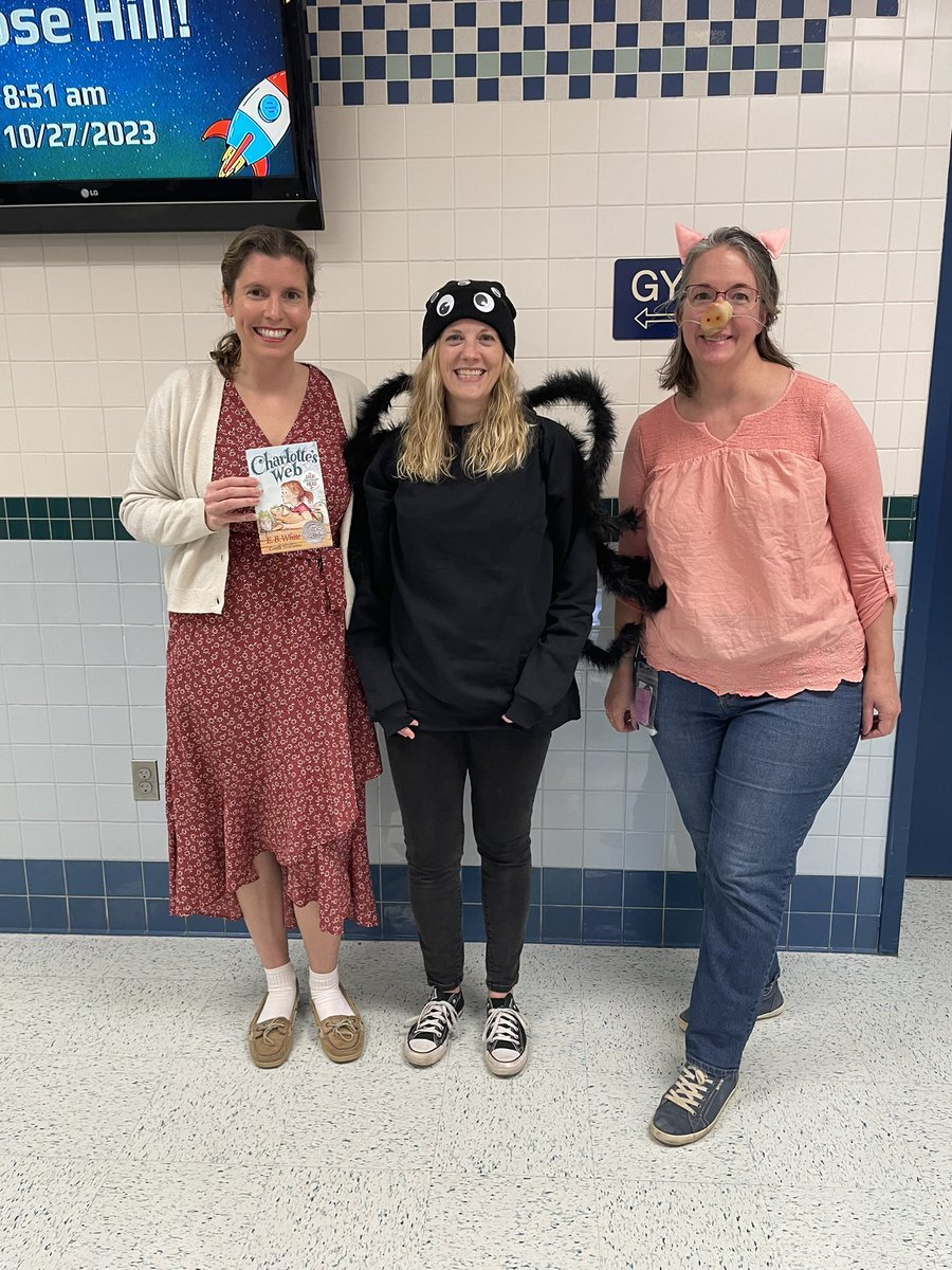 Happy Book Character Day <a href="/rosehilles/">Rose Hill Elementary School</a> !
The RHNN News Crew Teacher team came right from the farm to be here today!