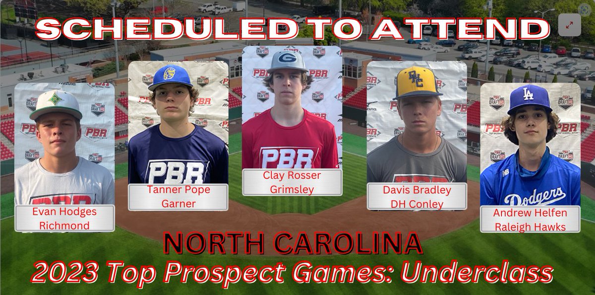 PrepBaseballNC's tweet photo. 2023 Top Prospect Games - Underclass

👉This Sunday at NC State
💯A Loaded Roster of budding and future stars in North Carolina
✔️Full Roster &amp; Schedule posted >> https://t.co/s333uA18aM

See who will be there! https://t.co/IG151AC9V6
