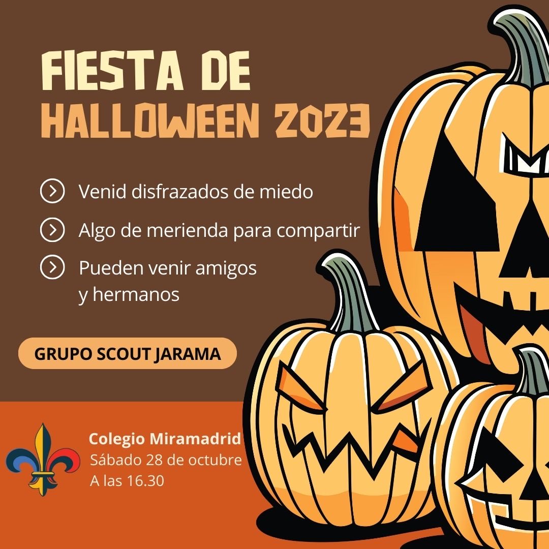 Preparados para la fiesta de Halloween