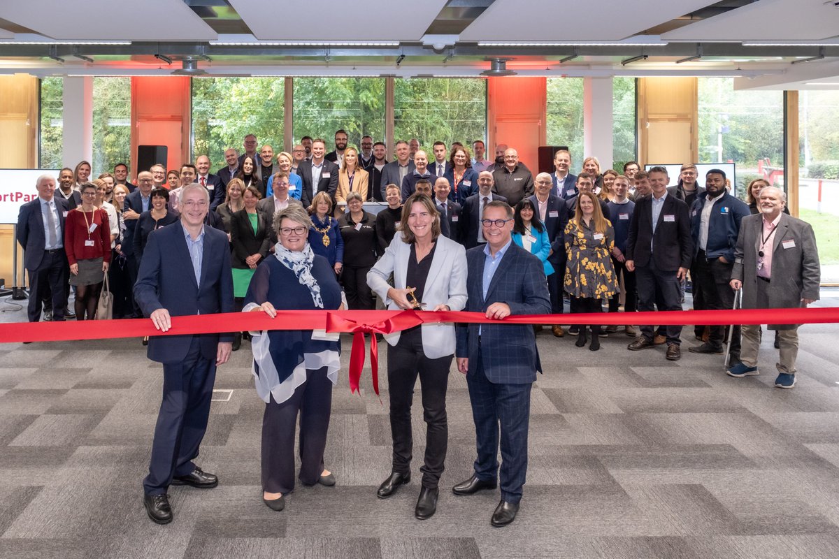 lborouniversity's tweet photo. Dame Katherine Grainger, has officially opened SportPark Pavilion 4! 🎊

The expansion will enable us to welcome even more sports organisations and businesses seeking to collaborate with LUSEP’s wider innovation community.

Read: https://t.co/bqPraX0ZRM

@UKSport @ukantidoping https://t.co/Lg6TutLZH6