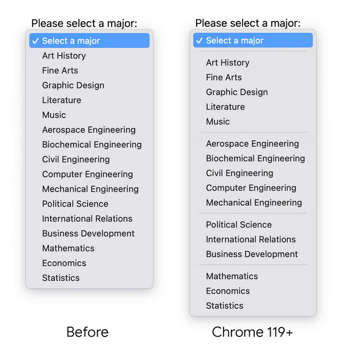 WalterStephanie's tweet photo. My information architect heart loves this update, it might sound small, but it can help so many people digest a long list better: https://t.co/iTt9RlJpHY
via @una https://t.co/PcyDUYonJH