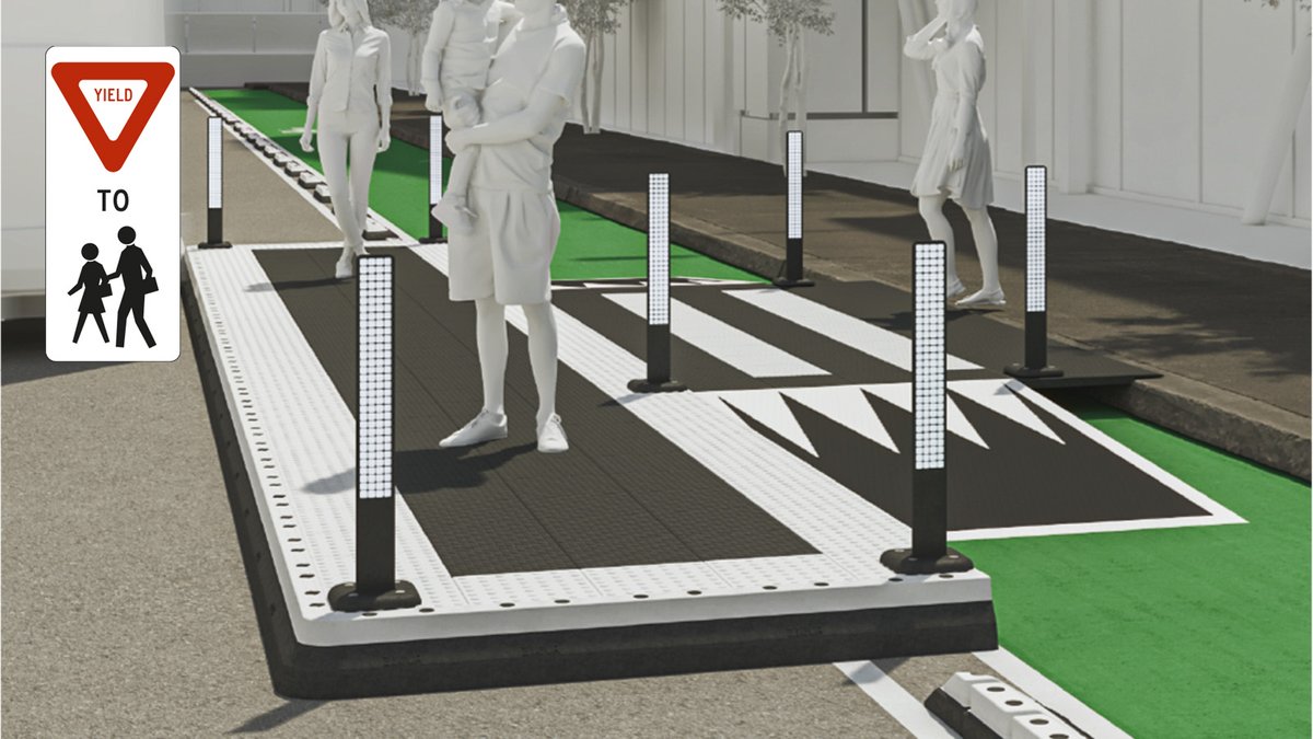 ziclasolutions's tweet image. The Pointer® delineator has a retroreflective stripe that can be customized in various colors or integrated with traffic signs to meet the requirements of each city. Know more about the Pointer® delineator at eu1.hubs.ly/H05YY660
#completestreets #greentech #ecodesign