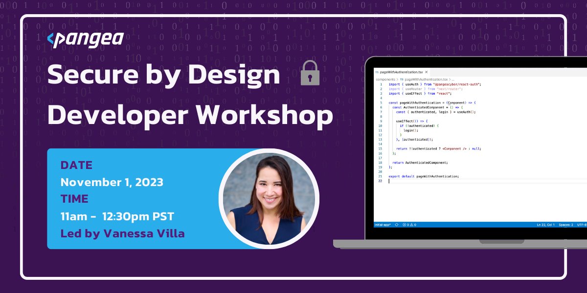Creating apps that are not just functional and scalable but also inherently secure is paramount. So where do you start? In the code! 🙌

Learn #securebydesign practices for developers in our workshop: hubs.la/Q026J5p50

Hurry, space is limited! 🔥