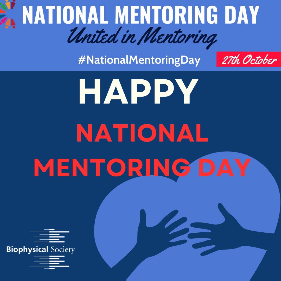 🌟 Happy #NationalMentoringDay! 🌟 
Let's celebrate the power of mentorship and its positive impact on personal & professional growth. Recognize the incredible role models and guides who help us reach our full potential! Find a mentor or be a mentor biophysics.org/find-a-biophys…