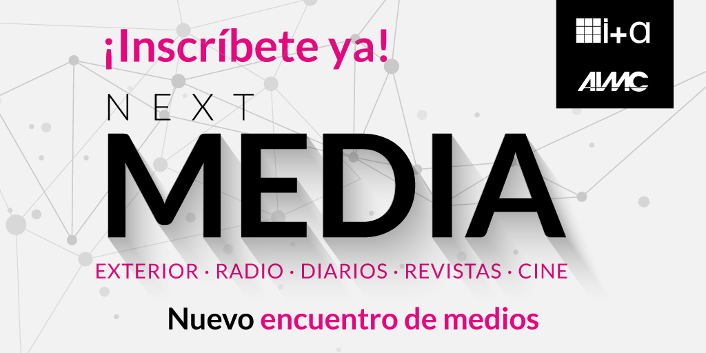 ia_asociacion's tweet image. 📢📢 📢 ¡Que nadie se quede fuera!
Esa es la consigna de Next Media, el nuevo encuentro de los medios. Dos intensos días con MÁS DE 50 PONENTES para ponerte al día sobre los medios, que están en constante evolución.