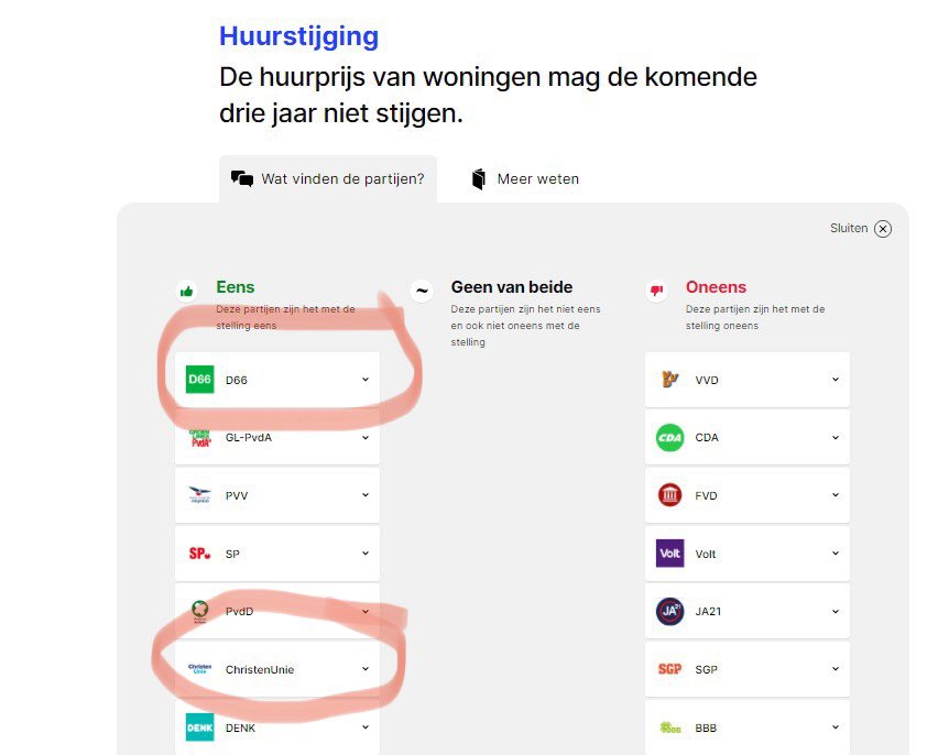 SandraBeckerman's tweet photo. Stemwijzer                                   Stemming https://t.co/pVElTeREDj