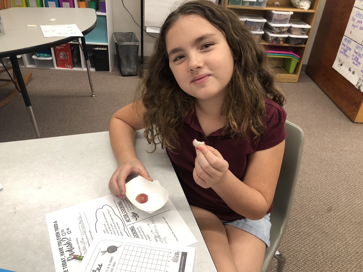 Meri Beth Weber (@mbweber23) on Twitter photo AGP students harvested radishes from the garden this week! We used observation skills to investigate how applying heat (cooking) would change the characteristics of the radish. We were amazed by the change in flavor! <a href="/FAITC/">Ag in the Classroom</a> <a href="/HCPSElemScience/">HCPSElemScience</a> <a href="/SchwarzkopfElem/">Schwarzkopf Elem</a> AGP students harvested radishes from the garden this week! We used observation skills to investigate how applying heat (cooking) would change the characteristics of the radish. We were amazed by the change in flavor! <a href="/FAITC/">Ag in the Classroom</a> <a href="/HCPSElemScience/">HCPSElemScience</a> <a href="/SchwarzkopfElem/">Schwarzkopf Elem</a>